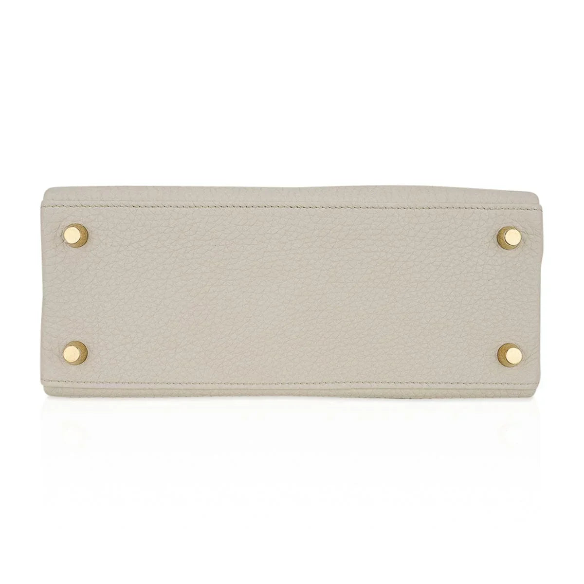 Kelly 25 Retourne Bag Beton Togo Leather with Gold Hardware