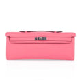 Kelly Cut Bag Pink Rose Azalee Swift with Palladium Hardware
