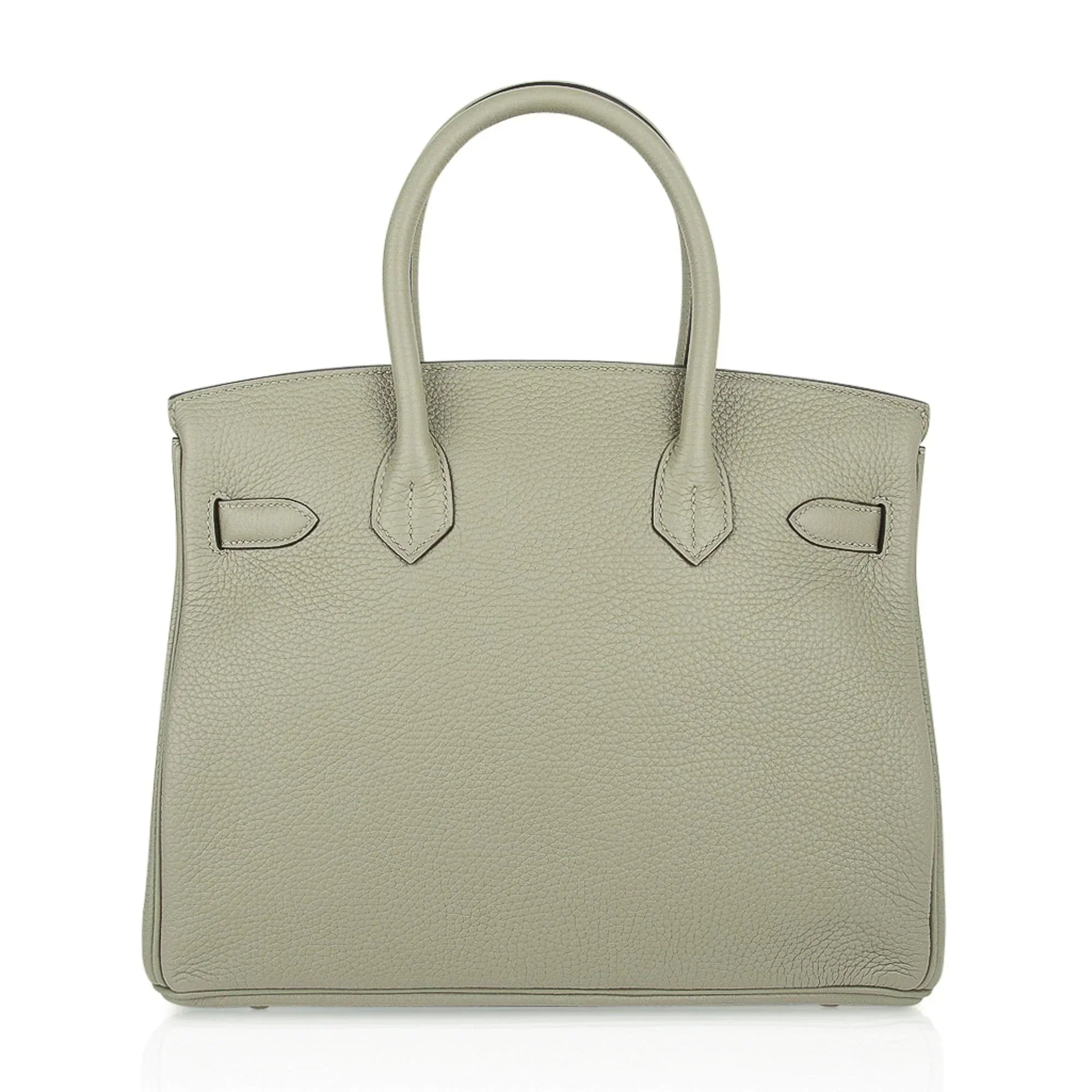 Birkin 30 Bag Sage (Sauge) Clemence Leather Gold Hardware