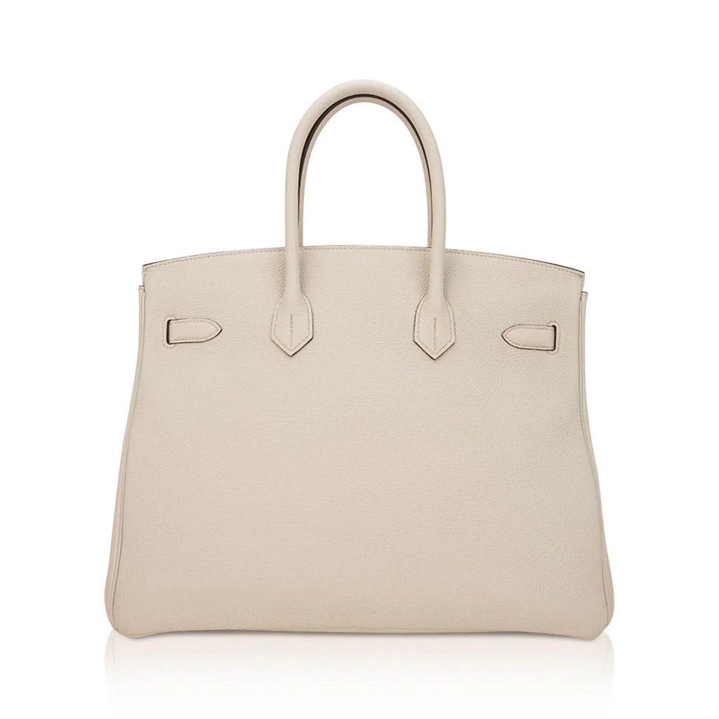 HSS Birkin 35 Trench and Corail Togo Leather Special Order Bag