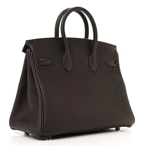 Birkin 25 Togo handbag is made of extremely soft calfskin