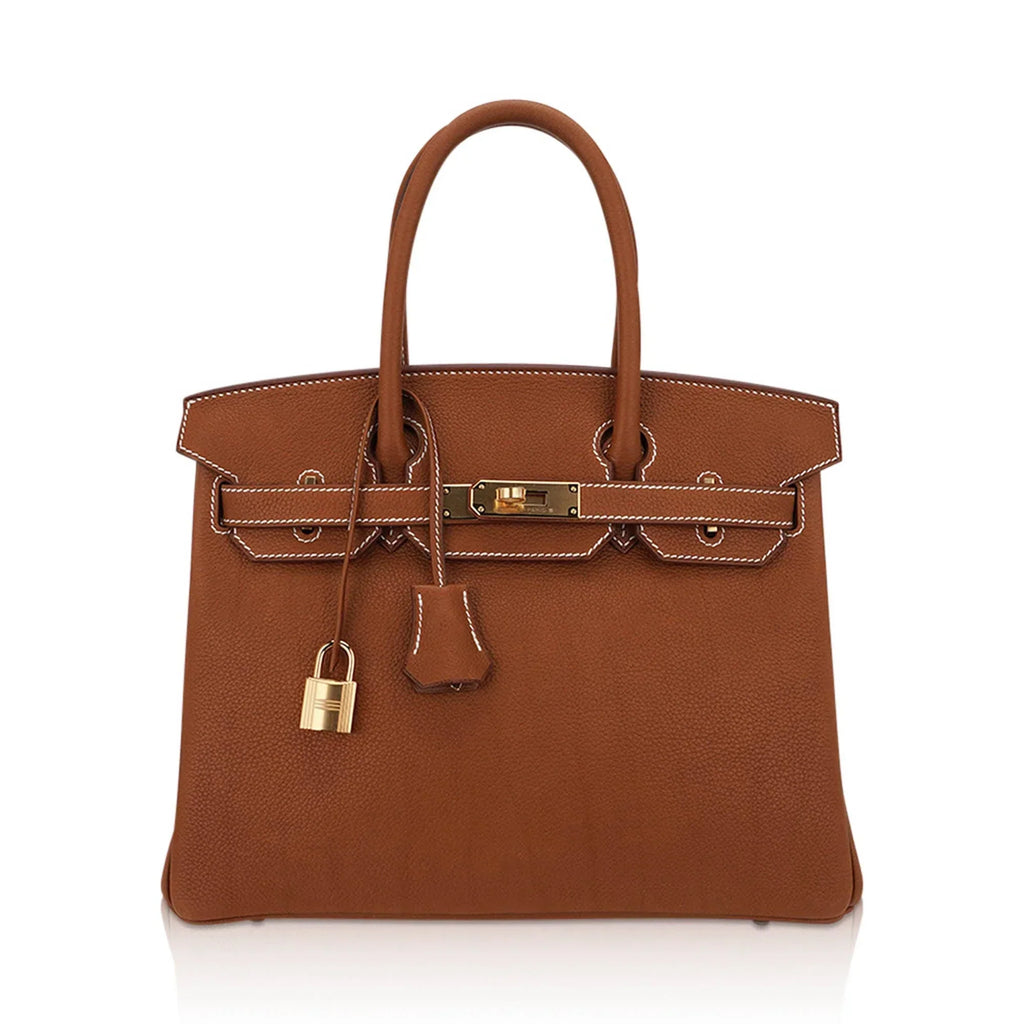Birkin 30 Bag Barenia Faubourg Leather with Gold Hardware